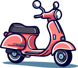 Dreams on Wheels: Moped Adventures in the Cityscape