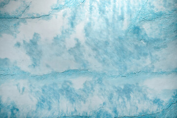 Texture of blue plaster. Abstract blue background. Material