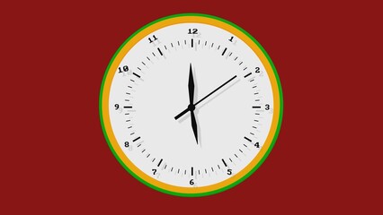 clock icon illustration file on background