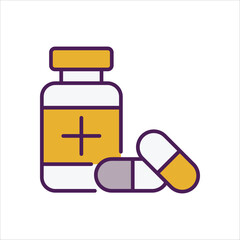 Drugs icon editable stock vector stock