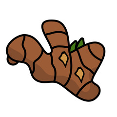 Ginger Vector Illustration 