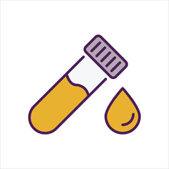 Blood Test icon editable stock vector stock