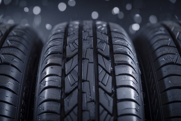 Summer tires for casting in the snow