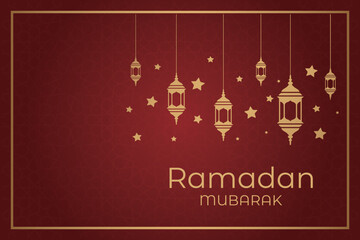 Naklejka premium Vector elegant luxurious ramadan, eid al-fitr, islamic background decorative greeting card