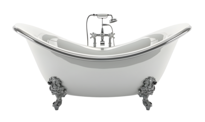 bathtub isolated png on transparent background