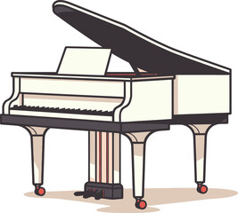 Rhapsody in Resonance: Vectorized Piano Masterpiece