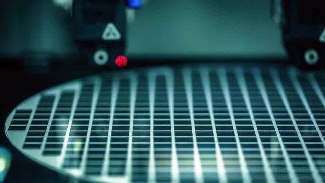 Semiconductor Manufacturing Technology - High Tech Production Plant. 