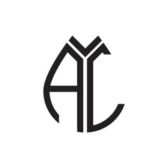 AL letter logo design.AL creative initial AL letter logo design . AL creative initials letter logo concept.