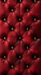 red luxury chesterfield background. 