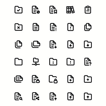 File and Folder Icons set