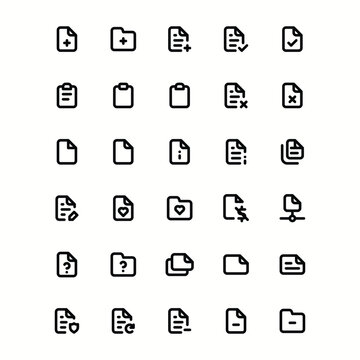 File and Folder Icons set