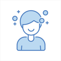 Drunk icon editable stock vector stock