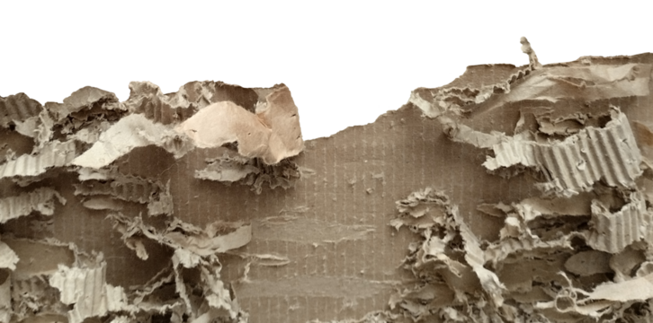 Scratched and Ruined Cardboard