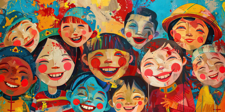 Globe Trotting Grin: Smiling faces from around the world, united by the joy of travel