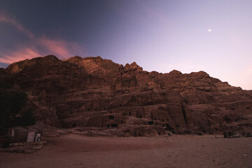 Fototapeta na wymiar Archeological site of Petra, Jordan
