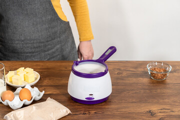 Baking Gingerbread Bundt Cake with Caramel Frosting Ingredients