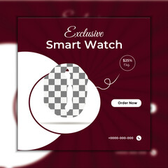 modern unique product social media post design template