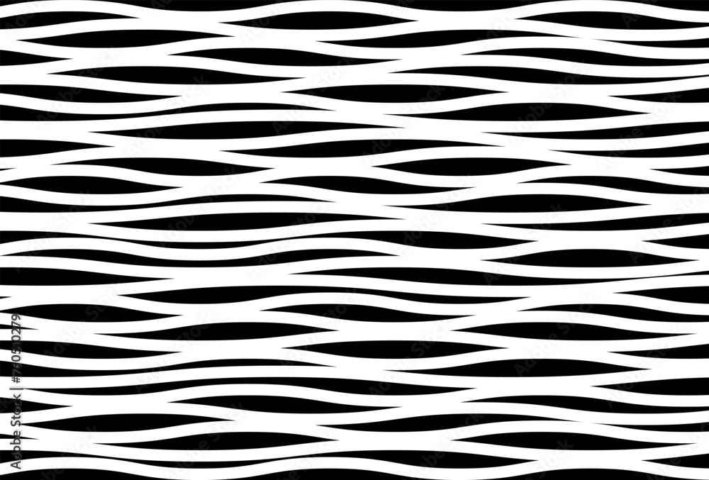 Poster dynamic wave abstract background pattern. black and white vector format