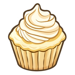 cute muffin сreated with Generative Ai