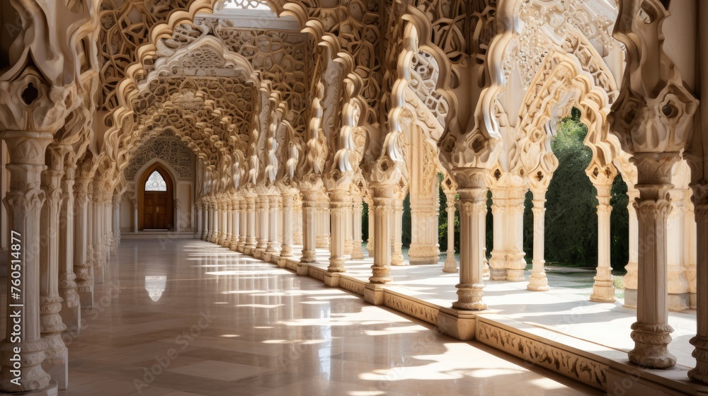 Canvas Prints interior of the cathedral de mallorca