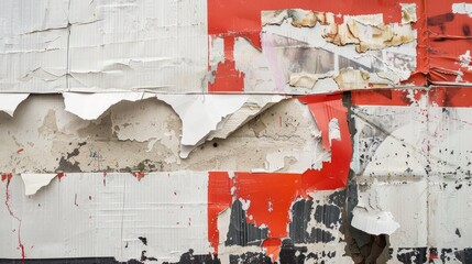 Torn Paper Collage, Ripped, Billboard, Wallpaper, Background, abstract, modern, graphic resource, old paint, retro, vintage, creative