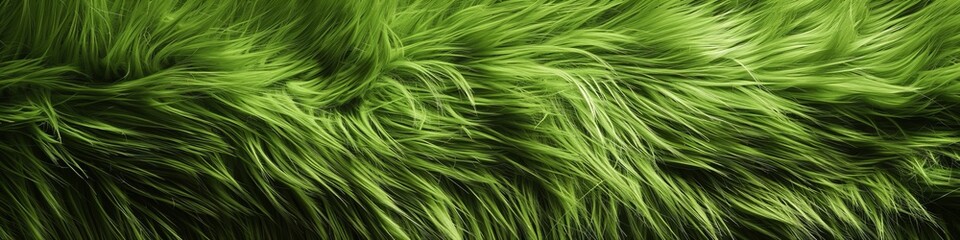 Obraz premium green fur background.