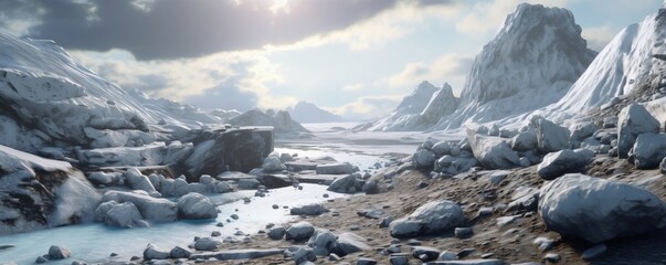 Digital twins of prehistoric ice age landscapes, populated with mammoths and used for educational VR tours