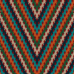 Seamless pattern in retro style, 60s, 70s, 80s