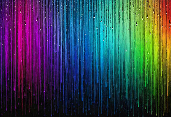 Gradient Rain Background, Gradient, Background, Rain, Weather, Wet, Water, Droplets, Downpour, Stormy, Shower, Rainy Season, Nature, Atmospheric, AI Generated