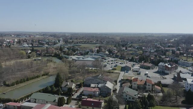 Beautiful Panorama Jaroslaw Aerial View Poland
