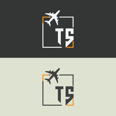 TS initial monogram logo with square style design. - obrazy, fototapety, plakaty