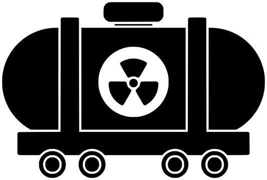 nuclear illustration barrel silhouette waste logo symbol icon energy outline radioactive radiation pollution toxic container danger chernobyl dangerous environment shape chemical fuel ecology vector