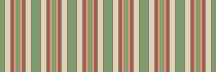 Simple seamless stripe textile, wallpaper pattern vector texture. Pastel lines vertical background fabric in red and pastel colors.