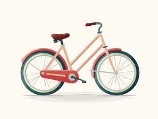 Fototapeta na wymiar red bicycle