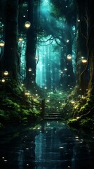 Smart cities where digital twins of dark forests are used for virtual exploration by elves and wizards