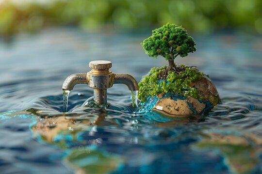 Sink Faucet Supporting Tree