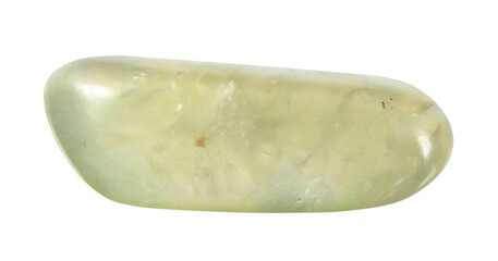 natural tumbled vesuvianite gemstone cutout