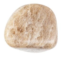 natural tumbled cryolite mineral cutout