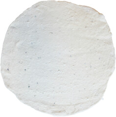 Realistic pizza dough isolated on transparent background , suitable element for scenes project.
