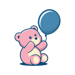 Cute bear vector illustration