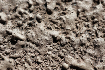 凸凹した壁のクローズアップ