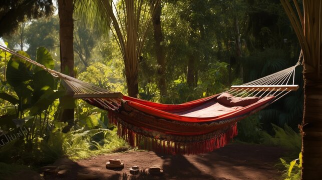 Add a hammock for the ultimate relaxation spot.