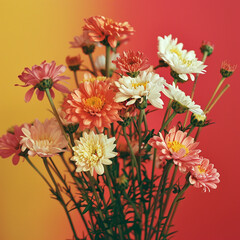 Fototapeta na wymiar bouquet of flowers, Generative AI
