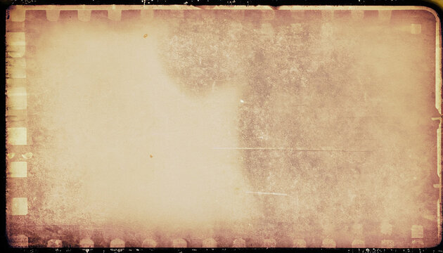 Old grunge background. Retro film photography effect. Mask for edit foto. Grunge texture frame.