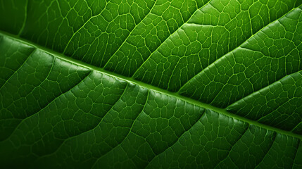 Green leaves texture natural pattern