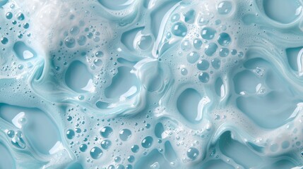 Drops- liquid foam. Fluid aqua- abstract pattern nature. Background- cleansing wash. Shampoo bubbles- dish soap. Nature beauty- view top