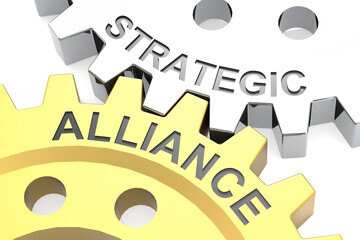 Strategic alliance word on metal gear