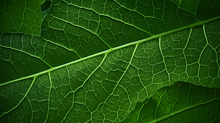 Plant green leaves close-up