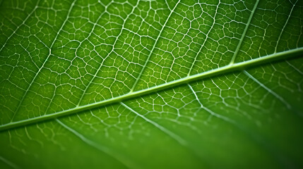 Fototapeta premium Plant green leaves close-up