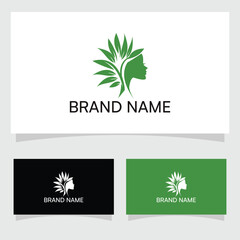natural beauty logo design for cosmetic brand